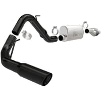 magnaflow sys cat-back 11-14 ford f-150 3.5l v6 ecoboost 3in black single side exit rear 3 tip 15364