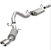 magnaflow sys c/b 11-12 cadillac escalade v8 6.2l single straight p/s rear exit 15626