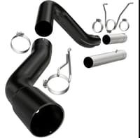 magnaflow 07-18 dodge 2500/3500 409 ss dpf back 5in single exit exhaust- black 17069