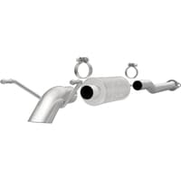 magnaflow 13-15 toyota tacoma v6 4.0l turn down in front of rear tire ss catback perf exhaust 17147