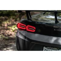 morimoto xb led tails: chevrolet camaro (16-18) (pair / facelift / smoked) lf404