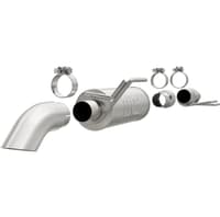 magnaflow cat-back, ss, 2.5/3in, turn down in front rear tire 15-20 ford f150 2.7l v6t ext cab 19056