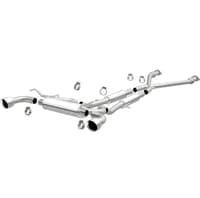 magnaflow cat-back 09-20 nissan 370z v6 3.7l street series ss 2.25in dual split rear exit exhaust 19135