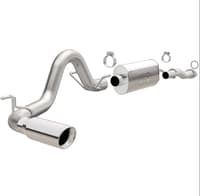magnaflow cat-back 16-22 toyota tacoma 3.5l v6 ss 3in single pass side exit rear 4in tip 19291