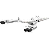 magnaflow cat-back 15-20 ford mustang shelby gt350/gt350r 5.2l v8 carbon fiber tips 19299