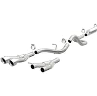 magnaflow cat-back 13-17 hyundai veloster l4 turbo 2.25in ss street series 4in polished tips 19325