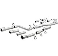 magnaflow 2017+ dodge charger 409 ss polished 3in quad tips cat-back exhaust 19371