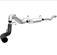 magnaflow 14-18 chevrolet silverado 1500 4in single exit stainless steel cat-back exhaust w/blk tip 19375