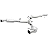 magnaflow catback 18-19 audi a5 dual exit polished stainless exhaust - 3in main piping diameter 19390