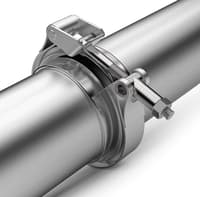 magnaflow 2017+ honda civic 1.5l 409 ss single exit polished 4.5in dual tips cat-back exhaust 19394