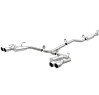 magnaflow 18-22 toyota camry gse 3.5l street series cat-back exhaust w/polished tips 19411