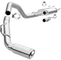 magnaflow catback 18-19 ford expedition v6 3.5l gas 3in polished stainless exhaust 19424
