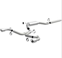 magnaflow 18-19 vw gti 2.0l 409 ss polished 3in touring series cat-back exhaust 19435