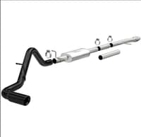magnaflow 2019 chevy silverado 1500 v8 5.3l / v6 4.3l street series cat-back exhaust w/ black tip 19470