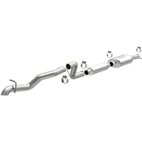 magnaflow 12-18 jeep wrangler 2.5in overland series cat-back exhaust 19539