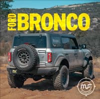 magnaflow 21-22 ford bronco overland series cat-back exhaust w/ single straight driver exit- no tip 19559