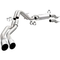 magnaflow 15-22 ford f-150 street series cat-back performance exhaust system- black rear exit 19565
