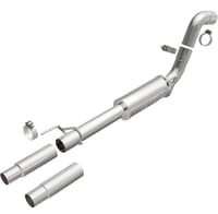 magnaflow 15-22 ford f-150 street series cat-back performance exhaust system- polished rear exit 19572