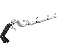 magnaflow catback 2019 ford ranger 2.3l 3in black exhaust tips 19454