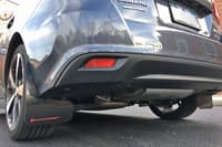 rally armor 2017-2022 impreza ur black mud flap w/ grey logo mf45-ur-blk/gry