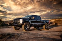 icon 1999-2024 ford f-250/f-350/f-450 super duty, 0-3" lift, rear, v.s. 2.5 aluminum series shocks, piggyback reservoir, pair 37705p