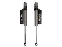 icon 1999-2024 ford f-250/f-350/f-450 super duty, 0-3" lift, rear, v.s. 2.5 aluminum series shocks, piggyback reservoir, pair 37705p