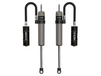 icon 2005-2024 ford super duty 4wd, 0-2.5" lift, front, v.s. 2.5 aluminum series shock absorbers, remote reservoir, pair 67800p