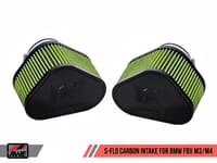 awe tuning bmw f8x m3/m4 s-flo carbon intake 2660-13038