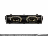 awe tuning porsche 991 (991.2) turbo and turbo s s-flo carbon intake 2660-13040