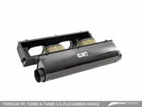 awe tuning porsche 991 (991.2) turbo and turbo s s-flo carbon intake 2660-13040