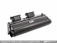 awe tuning porsche 991 (991.2) turbo and turbo s s-flo carbon intake 2660-13040