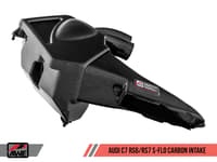 awe tuning audi c7 rs6 / rs7 4.0t s-flo carbon intake v2 2660-15012