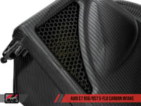 awe tuning audi c7 rs6 / rs7 4.0t s-flo carbon intake v2 2660-15012