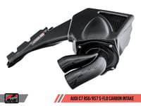 awe tuning audi c7 rs6 / rs7 4.0t s-flo carbon intake v2 2660-15012