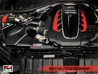 awe tuning audi c7 s6 / s7 4.0t s-flo carbon intake v2 2660-15020