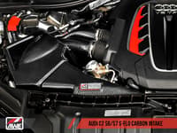 awe tuning audi c7 s6 / s7 4.0t s-flo carbon intake v2 2660-15020