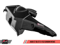 awe tuning audi c7 s6 / s7 4.0t s-flo carbon intake v2 2660-15020