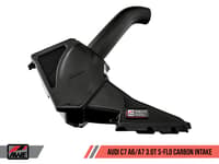 awe tuning audi c7 a6 / a7 3.0t s-flo carbon intake v2 2660-15022