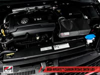 awe tuning audi / volkswagen mqb/golf r airgate carbon fiber intake lid 2660-25002