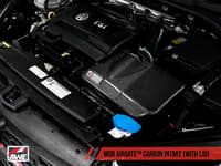 awe tuning audi / volkswagen mqb/golf r airgate carbon fiber intake lid 2660-25002