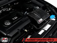 awe tuning audi / volkswagen mqb 1.8t/2.0t/golf r carbon fiber airgate intake w/ lid 2660-15024