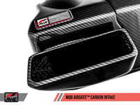 awe tuning audi / volkswagen mqb 1.8t/2.0t/golf r carbon fiber airgate intake w/o lid 2660-15026