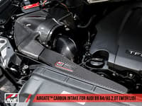 awe tuning audi b9 a4/a5 2.0t quattro carbon fiber airgate intake w/ lid 2660-15028