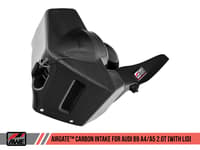 awe tuning audi b9 a4/a5 2.0t quattro carbon fiber airgate intake w/ lid 2660-15028