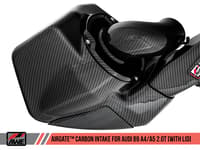 awe tuning audi b9 a4/a5 2.0t quattro carbon fiber airgate intake w/ lid 2660-15028