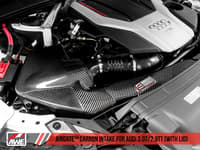 awe tuning audi b9/b9.5 s4/s5/rs5 3.0t carbon fiber airgate intake w/ lid 2660-15032