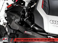 awe tuning audi b9/b9.5 s4/s5/rs5 3.0t carbon fiber airgate intake w/ lid 2660-15032