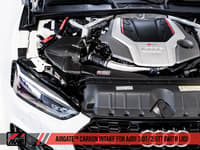 awe tuning audi b9/b9.5 s4/s5/rs5 3.0t carbon fiber airgate intake w/ lid 2660-15032