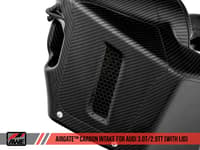awe tuning audi b9 airgate carbon fiber intake lid 2660-25000