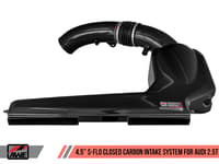 awe tuning audi rs3 / tt rs s-flo closed carbon fiber intake 2660-15050